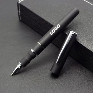 Custom Logo Metal Gel Ink <b>Pen</b> with Soft Rubber Grip for Business Promotions and Corporate <b>Gifts</b> - Product Image 1