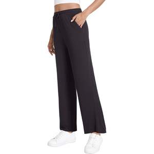 Pantalon de survêtement ample et décontracté pour femme, léger, avec poches, pour le yoga, tailles S à XXL - Product Image 1