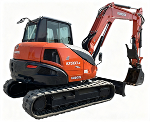 Mini-excavatrice d'occasion KUBOTA KX080 8 tonnes, machine de construction de haute qualité, prix avantageux, en promotion, conformité EPA. - Product Image 5