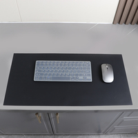 Grand tapis de bureau en silicone imperméable, antidérapant, pour bar à café, protection de table de cuisine, tapis en silicone pour clavier et souris