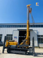 Foreuse hydraulique complète pour puits d'eau SY700, profondeur 700m, diesel 132kW, capacité de levage 28T, couple 11000N.m, machine de forage sur chenilles