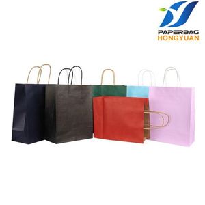 Paper Bag with Handle Shopping Bag for Bakery Retail Store Logo Printed for Paper Bag - Product Image 3