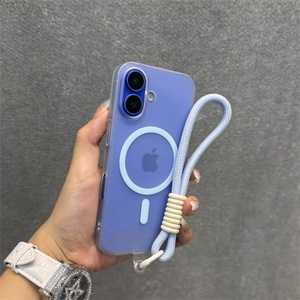 เคสโทรศัพท์บางสีพื้นสีดำด้านมีสีเทาบริสุทธิ์สำหรับ iPhone 16 PRO MAX เคสใสบางด้าน - Product Image 2
