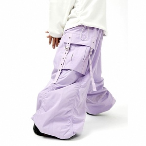 Pantalon à bretelles de ski personnalisé OEM pour hommes Pantalon de neige baggy imperméable Pantalon de ski - Product Image 4