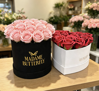 Boîtes cadeaux rondes en carton recyclé personnalisées avec dorure à chaud et épaisseur de 3 mm pour l'emballage de cadeaux