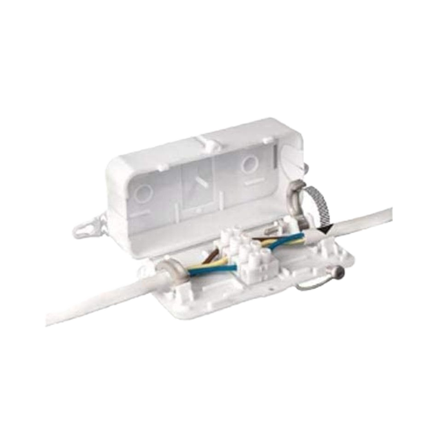 Debox DEKSB-001 Plastic 4-Pole Connector Block Junction Box (IP Level None China Origin 2.5Dx5.3Wx10H cm Pack of 1)