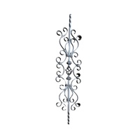Accesorios Decorativos de Hierro Forjado Contemporáneos, Nuevos de Fábrica, Superficie Antioxidante, Resistentes al Agua, Duraderos, para Barandillas de Escaleras