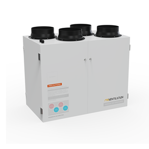 <span class=keywords><strong>VMC</strong></span> Double Flux Paroi Verticale Type 500m3/h 294CFM ERV Ventilateur Flexible Économie d'Energie avec Contrôle App Tuya - Product Image 6