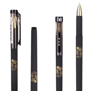 Deli S123 Gel <b>Pen</b> 0.5mm Black Ink Student Exam <b>Pen</b> Office School Use - Product Image 3