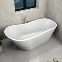 Baignoire autoportante en acrylique pour adulte, baignoire moderne en fibre de verre, pour salle de bain de luxe, moins chère, offre spéciale
