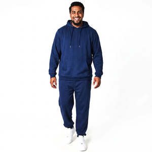 Precio al por Mayor, Conjuntos Deportivos 2 en 1 para Hombre, de Alta Calidad, Nuevo Diseño, Hechos a Medida, 100% Algodón, Lavado Ácido, Ropa de Invierno Lisa, con Logotipo Personalizado - Product Image 1