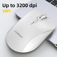 Souris optique sans fil ergonomique USB FV-G200-Six-Button pour ordinateurs portables, accessoire de bureau professionnel, vente en gros disponible