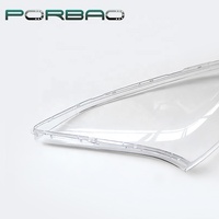 PORBAO pour GENESIS/COUPE 09-20 : Cache-phare transparent personnalisé pour voiture, couvercle de lentille de phare, verre de phare, caches de lampe