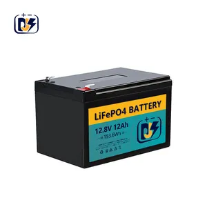 12V 12Ah LiFePO4 Lithium Battery 3000+ Deep Cycle Lithium Iron Phosphate Rechargeable Battery For Solar Power UPS Lighting