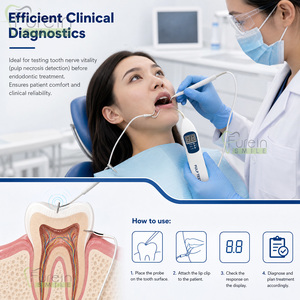 Probador de Pulpa Dental, Detector Profesional de Vitalidad Endodóntica con 3 Modos de Alta, Media y Baja Velocidad para el Estado del Nervio Dental - Product Image 6