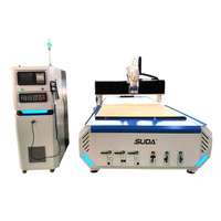 Router CNC 1325 para Producción de Puertas de Gabinete y Puertas de Madera, 7.5kW ATC, Cama de Vacío