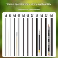 Fil de modelage noir en aluminium pour bonsaï, fil souple pour la mise en forme des bonsaïs de jardin et le stylisation des plantes