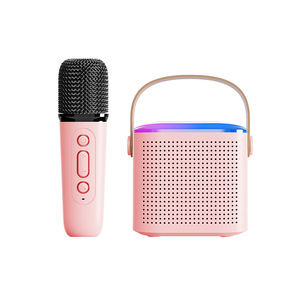 Nueva máquina de Karaoke con micrófono para adultos y niños, Subwoofer, sistema de altavoces Bluetooth portátil con 1-2 micrófono inalámbrico, reproductor de música - Product Image 6