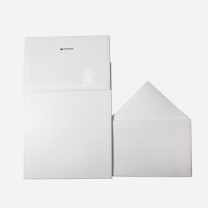 Luxury B7 Deep <b>Magnetic</b> Gift <b>Box</b> with Lid Folding Packaging Recycled Materials Low MOQ for Small Businesses with Ribbon - Product Image 4