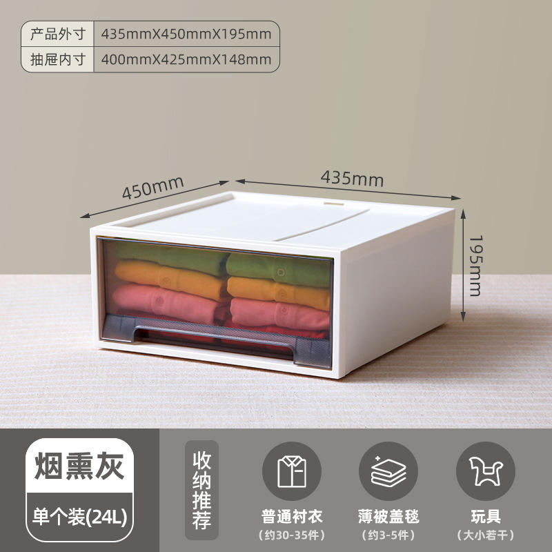 5010-Cendres de fumée d'armoire monocouche