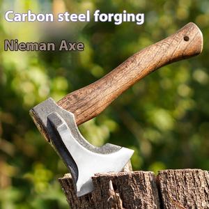 Hache tactique extérieure Offre Spéciale forgée à la main pour le travail du bois avec tête en acier Hache de montagne pour le camping - Product Image 2