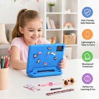 Tablette pour enfants 10 pouces WiFi Qualcomm 615 Octa Core, tablette éducative intelligente résistante aux chutes, 512 Go, Android 14, carte SIM, jeux pour enfants
