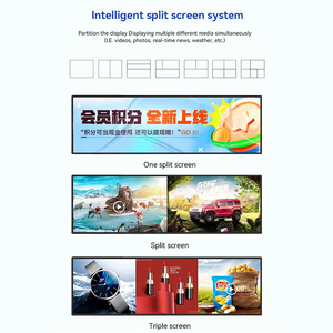 35.9 ''đầy đủ màu sắc thông minh Android 11 <span class=keywords><strong>LED</strong></span> Bar hiển thị 1920x536 siêu rộng màn hình dải cho quảng cáo kỹ thuật số biển - Product Image 2