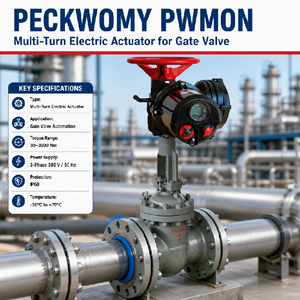 Actionneur industriel multi-tours Modbus Hart IP68 série Pwmon Peckwomy - Product Image 4