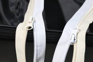 Vente en gros de haute qualité 3 #   <span class=keywords><strong>Fermeture</strong></span> éclair en nylon à <span class=keywords><strong>double</strong></span> <span class=keywords><strong>curseur</strong></span>, à deux sens, à extrémité ouverte, pour vêtements - Product Image 4