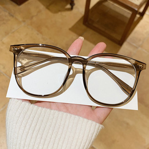 กรอบแว่นทรงรี ป้องกันแสงสีฟ้า เลนส์ใส แว่นตา unisex กรอบเต็มทรงสี่เหลี่ยม เลนส์เรซิ่น - Product Image 1