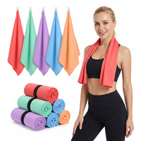 Serviette instantanée Ujoy pour l'été : sport, fitness, séchage rapide, portable, sensation de fraîcheur glacée, absorbante, pour activités extérieures
