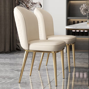<span class=keywords><strong>Chaise</strong></span> de salle à manger italienne simple et moderne en acier inoxydable <span class=keywords><strong>or</strong></span> luxe inspiré des célébrités ensemble de meubles de bureau à domicile chaises de salle à manger - Product Image 1
