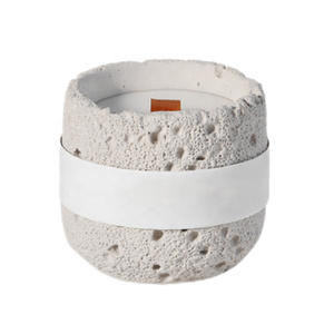 Nueva Vela Aromática de Lujo Creativa en Vaso de Yeso con Logotipo Personalizado, Vela de Cera de Soja con Mecha de Madera y Tapa de Yeso, con Empaque Blanco - Product Image 1