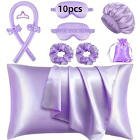 Set de Rizador de Pelo LED sin Calor para Peinado con Antifaz y Gorro para Dormir, Envío Directo Disponible