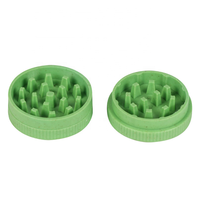 Moulin à herbes sèches biodégradable en plastique, 55 mm, 2 pièces, écologique, pour tabac à rouler, avec logo personnalisé, vente en gros, pas cher