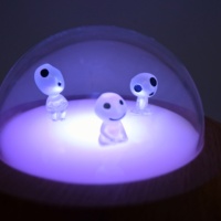 Lampe led en bois à l'effigie d'ovni, lumière changeante entre 3 couleurs, luminaire décoratif d'intérieur, idéal pour une Table d'appoint ou un espace, rvb