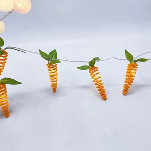 Bán hàng nóng dẫn chuỗi ánh sáng chuỗi cà rốt hình dạng cho mùa phục sinh trang trí đèn giáng sinh - Product Image 3