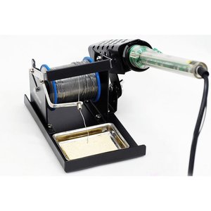 Support de fer à souder avec support de bobine de soudure pour utilisation sur le poste de travail de réparation électronique - Product Image 4