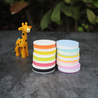 Bloc de caoutchouc rond pour découpe de motifs, matériau artisanal DIY pour la fabrication de tampons en caoutchouc