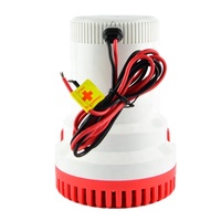 Pompe à eau de cale submersible non automatique pour bateau marin 12V 24V 1500GPH 2000GPH DC