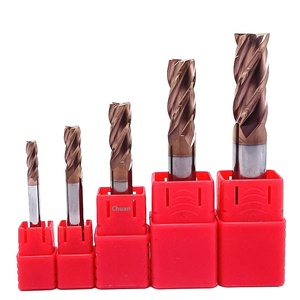 Hrc55 4F End Mill Kit hợp kim thép vonfram gia công CNC với công cụ cắt phay tráng - Product Image 1