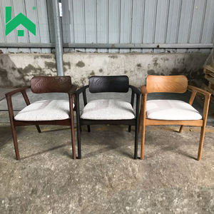 Nordic Design moderno in legno massello sedia da pranzo in tessuto tessuto imbottito <span class=keywords><strong>sedie</strong></span> ristorante Hotel appartamento casa Bar/uso cucina - Product Image 1