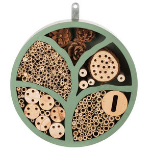 Casa colgante de madera con forma de abeja para insectos, caja de nido de mariquita para el jardín, Hotel y abejas - Product Image 5