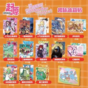 YZ Pokemoned Figures <span class=keywords><strong>Pixel</strong></span> <span class=keywords><strong>Art</strong></span> Périphériques amusants à collectionner Série Pokemoned Origins Aimants pour réfrigérateur Cartes Pokemoned Jeux <span class=keywords><strong>de</strong></span> société - Product Image 2