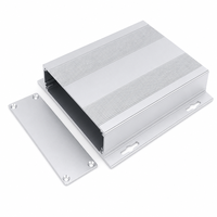 Boîtier en alliage d'aluminium sur mesure 131*27mm IP54 pour module de capteur de driver de bande LED, alimentation OEM