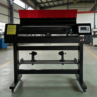Machine de découpe et gravure laser HONGCAI 800 mm, traceur de découpe automatique de contour, machine de découpe de vinyle CO2 980 Laser Pro 50+