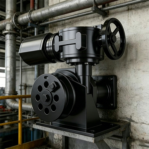 Actionneur électrique multi-tours 4000 Nm, vitesse 0,5 tr/min pour vannes à opercule et vannes à soupape, automatisation des bâtiments (CVC) - Product Image 2
