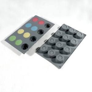 6 modèles de moules en silicone 3D pour visage de bébé, moules en silicone pour décoration, moule en silicone pour fondant, moule 3D, moule en silicone pour barre chocolatée - Product Image 3