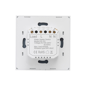 Interrupteur intelligent pour chauffe-eau EU Tuya Wifi 20A, panneau de commande à distance, interrupteur tactile intelligent pour chauffe-eau, compatible avec Alexa - Product Image 2