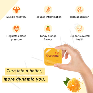 Tira oral de curcumina confiable y buena Tiras de película de disolución suplementos Tiras refrescantes para el aliento con sabor a naranja - Product Image 5